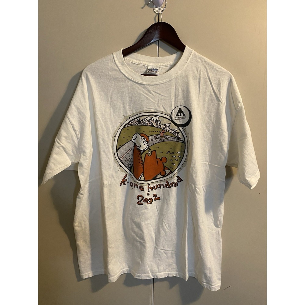 Vintage 2002 K-One Hundred T-Shirt Coca-Cola Running Room Ford Y2K XL